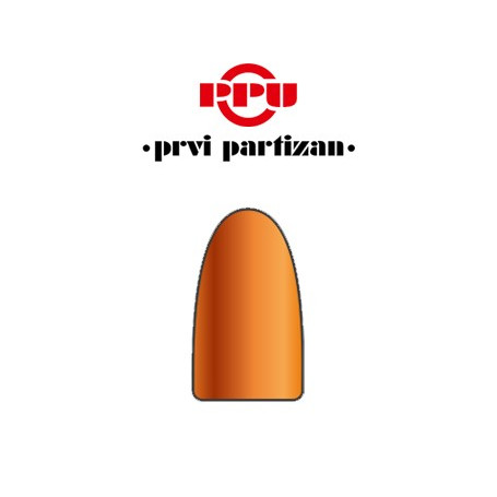 Puntas Prvi Partizan FMJ calibre 9mm - 124 grains