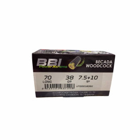 CARTUCHOS BBI BECADA 38GR 7.5-10
