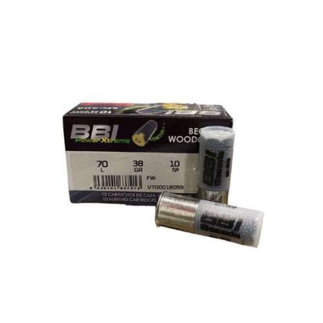 CARTUCHOS BBI BECADA 38GR P-10 BECADA FIELTRO