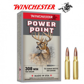 BALA WINCHESTER POWER POINT 308W 180GR